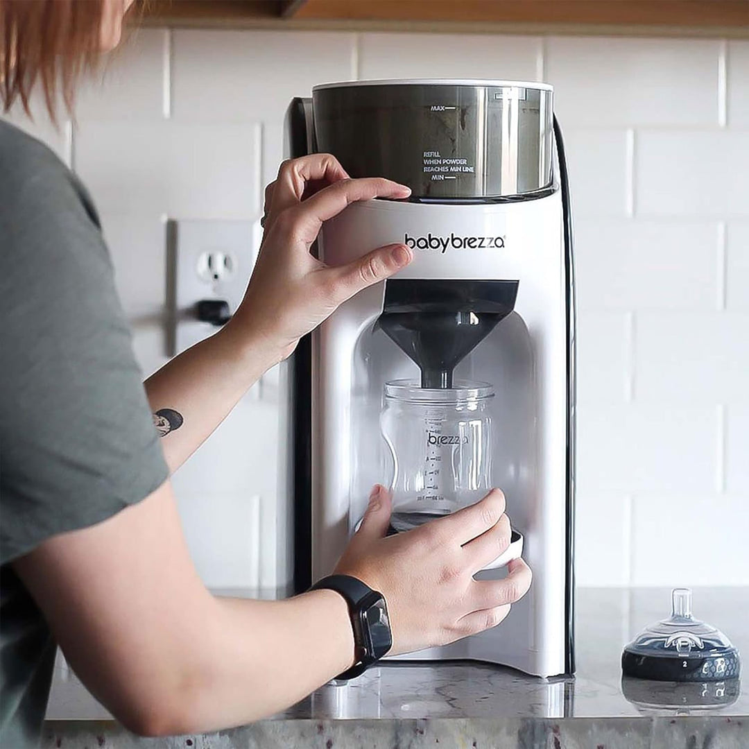 New and Improved  Formula Pro Advanced Formula Dispenser Machine - Automatically Mix a Warm Formula Bottle Instantly - Easily Make Bottle with Automatic Powder Blending, White