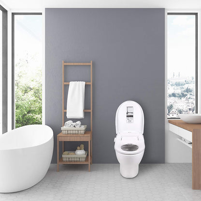 Smart Bidet ATS-500 Remote Heated Seat, Temperature Controlled Wash, Warm Air Dryer, Easy DIY Installation, Made in Korea, One Size Fit