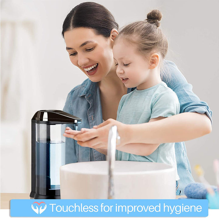 Touchless soap dispenser, Automatic hand soap dispenser, Hygienic soap dispenser, Sensor-operated soap dispenser, Hands-free liquid soap dispenser, Modern automatic sanitizer dispenser, Battery-powered soap dispenser, Wall-mounted touchless dispenser, Infrared sensor soap pump, Sleek hands-free soap gadget